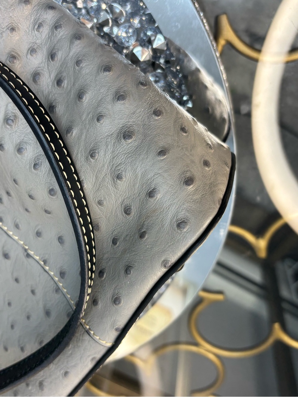 Dooney & Bourke Ostrich Small Lexington Tote NWOT - Picture 12 of 13